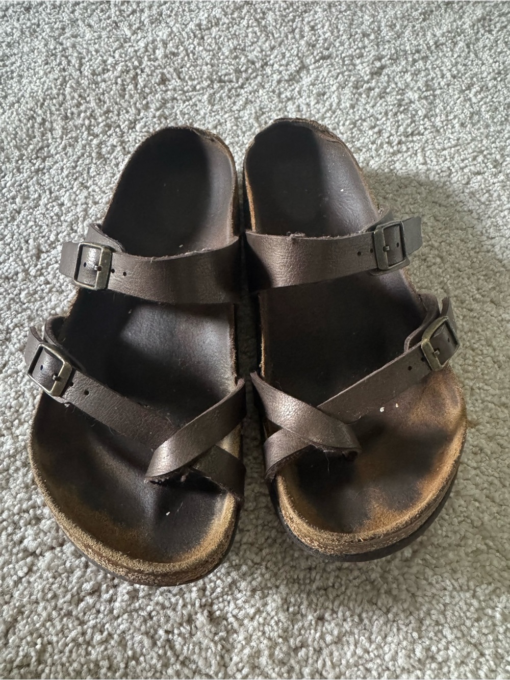 Brown Birkenstocks